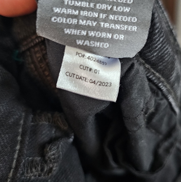 Torrid black denim carpenter jeanss 20R - Picture 6 of 9